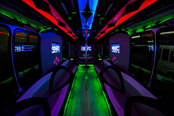 Party bus audio system