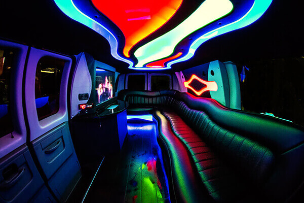 8-passenger party van